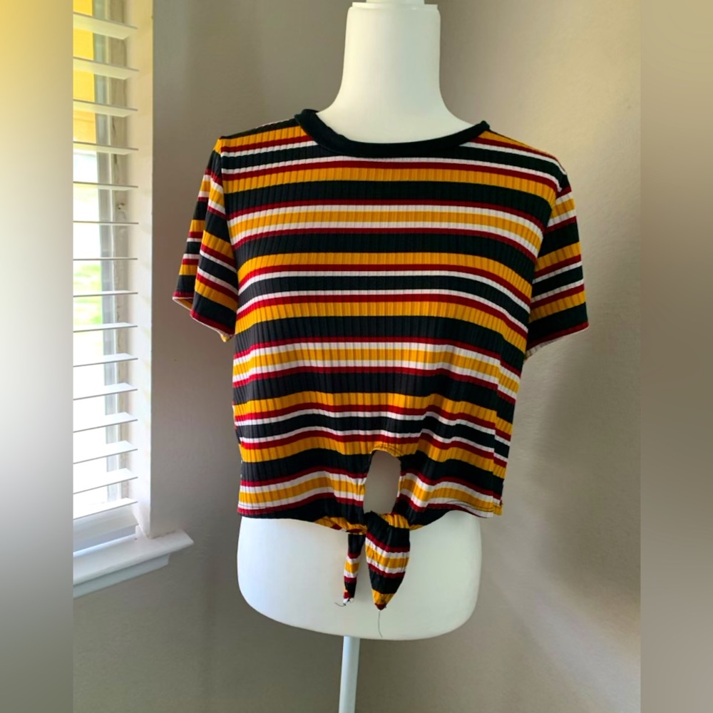 Striped Crop top